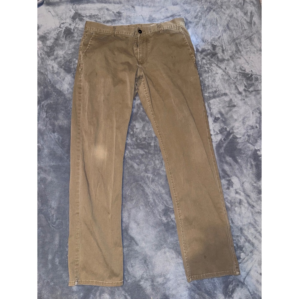 Empyre Skeletor Skinny Fit Khaki Tan Chino Skate Pants Mens 34